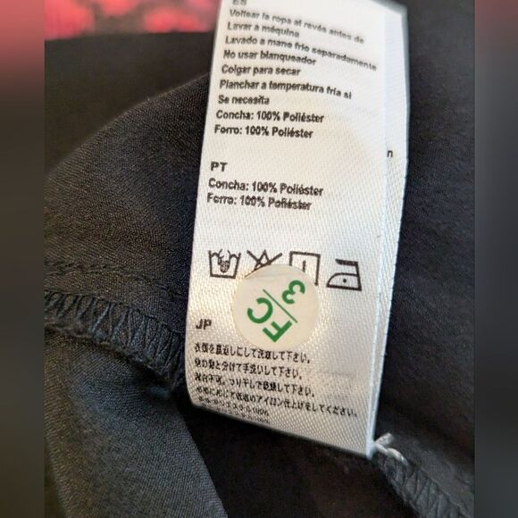 Amuse Society Black and Gold Open Back Mini Dress - Picture 7 of 7